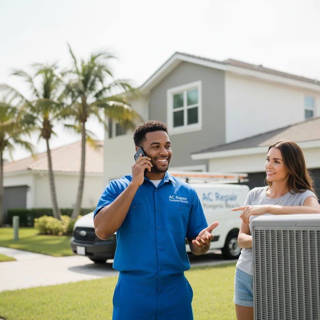 AC Repair Pompano Beach customer support in Apollo Beach